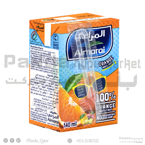 Almarai Uht Orange Mix Fruit 140ml