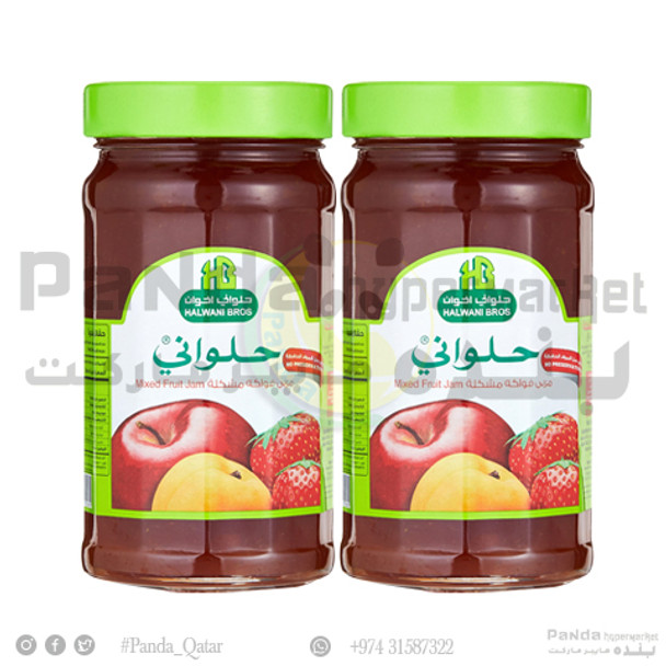 Halwani Mixed Fruits Jam 400gmX2