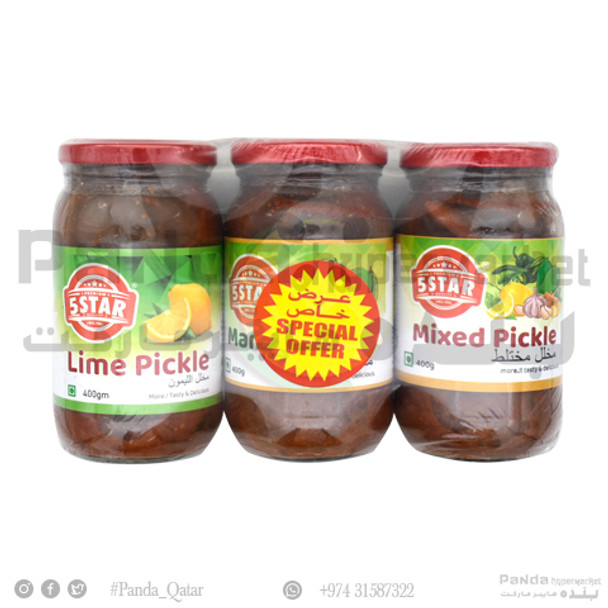 5 Star Pickle Asstd 400gmX3