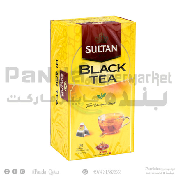 Sultan Black Tea 25 Tae BagsX2gm