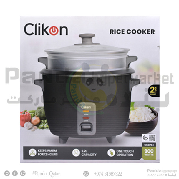 Clickon Rice Cooker With Steam CK2704