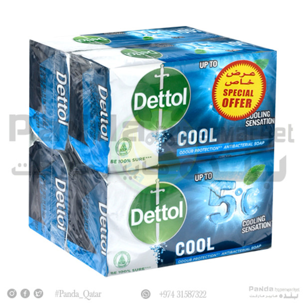 Dettol Soap Cool 130GmX4
