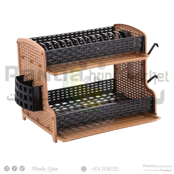Royal Ford Galaxy 2Layer Rattan Dish Rack RF10798
