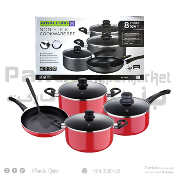 Royalford Cookware 8Pcs Set