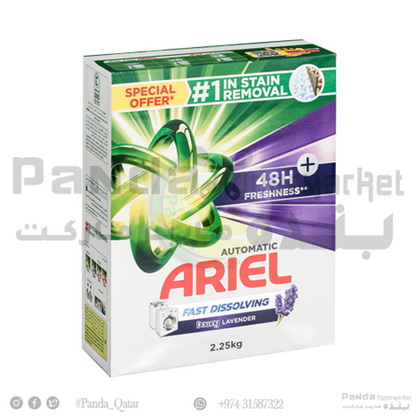 Ariel Washing Powder 2.25 Kg Auto Downy Lavender