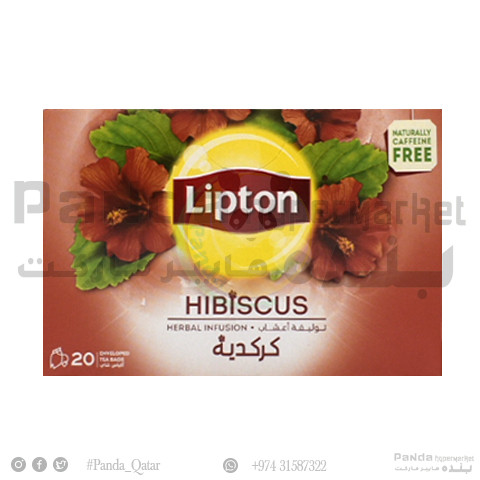 Lipton Hibiscu Herbal Infusion Tea Bag 20X2G
