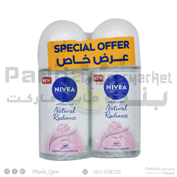 Nivea Roll On Nat Fairness 50MLX2