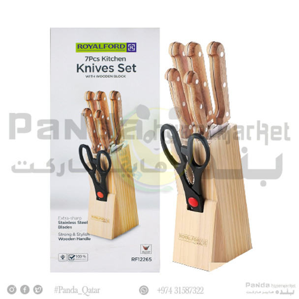 RoyalFord 7Pcs Knife Set (Knife+Scisor)