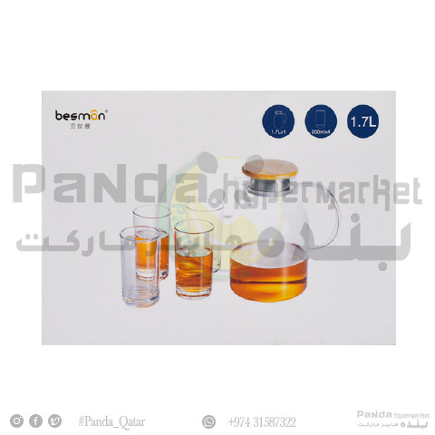 Borosilicate Glass Teapot 5Pcs