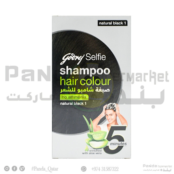 Godrej Shampoo Hair Colour Natural Black18Ml