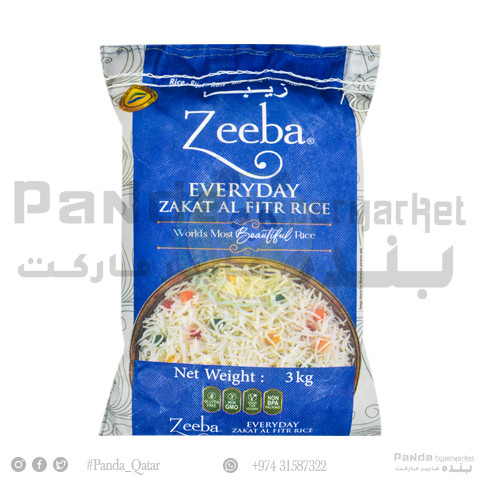 Zeeba Every Day Zakat Al Fitr Rice 3 Kg