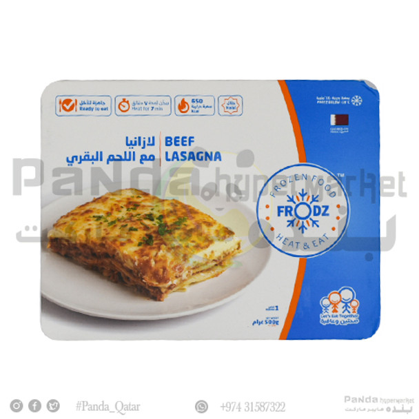 Frodz Beef Lasgana 500Gm