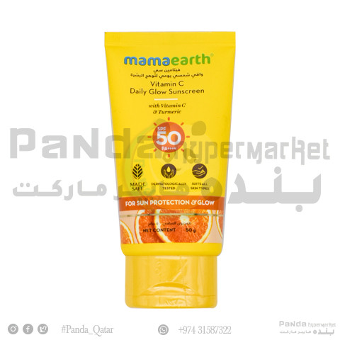 Mamaearth Vitamin C Daily Glow Sunscreen 50Gm