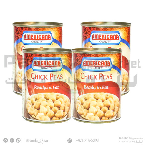 Americana Chick Peas 400GmX4Pcs