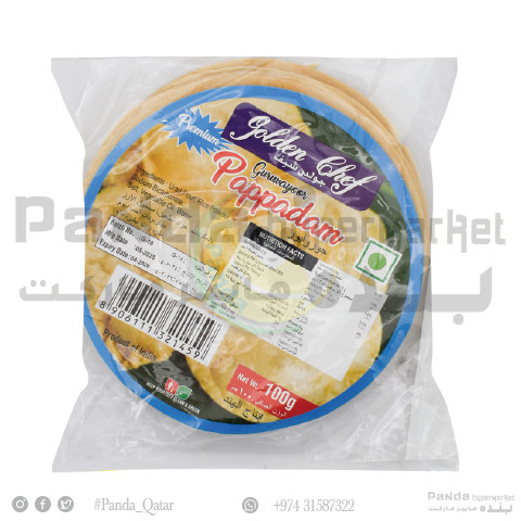 Golden Chef Pappadam 100Gm
