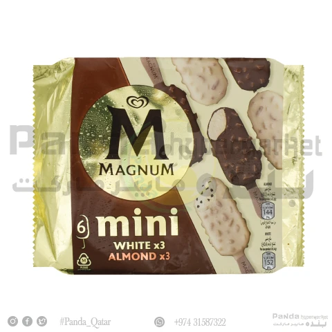 Al Gida Magnum Mini White Almond 330Ml