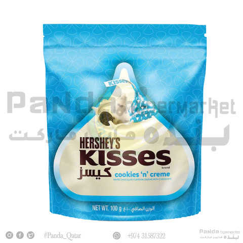 Hersheys Kisses Cookies Cream 100Gm