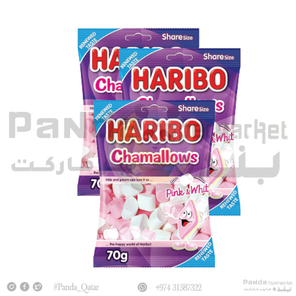 Haribo Chamallows Pink&White 70G 2+1
