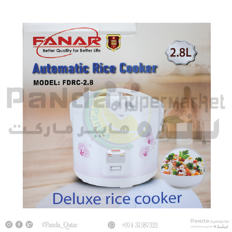 Fanar Deluxe Rice Cooker2.8Ltr