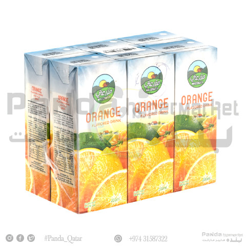 Mazzraty Orange Flavored Drink 200MlX6