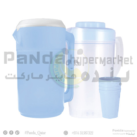 HN Jug 3.5L 2Pcs+6 Pc Glass