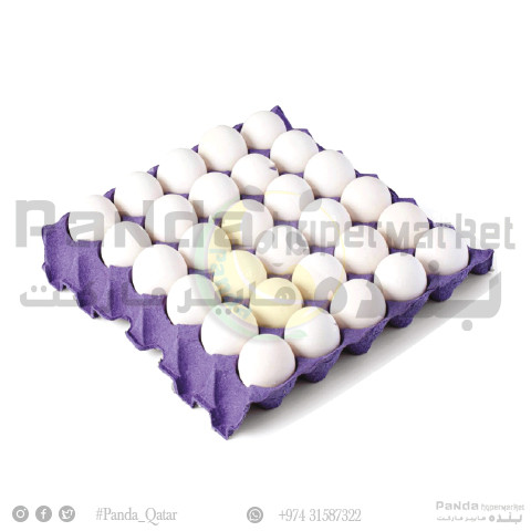 White Eggs 30Pcs Large