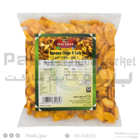 Malabar 4Cuts Banana Chips 100Gm