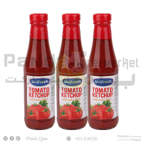 Uni Fresh Tomato Ketchup 3X340Gm