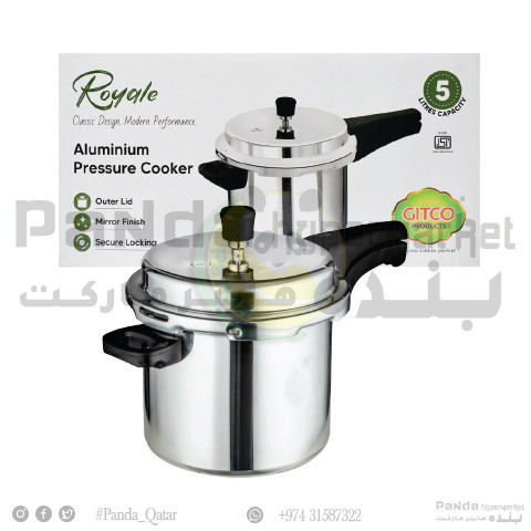 Gitco Alum.Pressure Cooker 5L