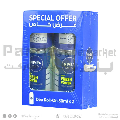 Nivea Deo Roll on Male.F.Power 50mlX2