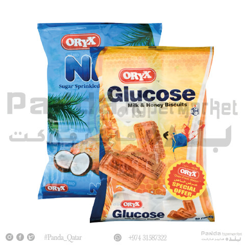 Oryx Glucose Biscuits Asstd 40GmX20Pcs