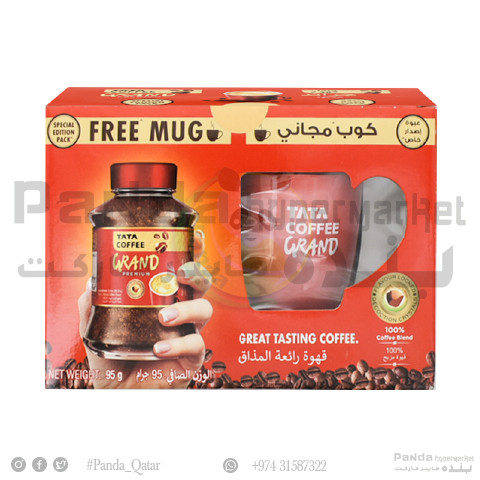 Tata Coffee Premium 95Gm Jar+Mugs