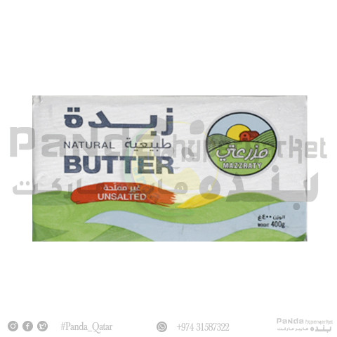 Natural Butter Unsalted 400Gm