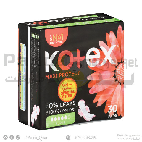 Kotex Maxi Super Protect 30s