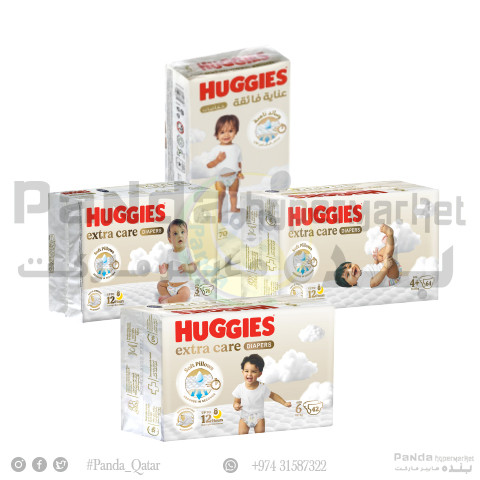 Huggies Extra Care Diaper Jumbo Asstd