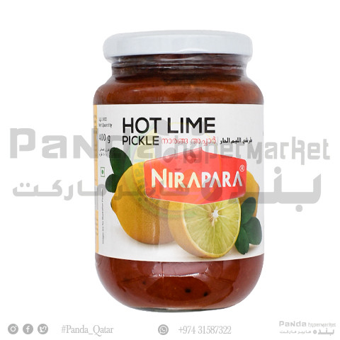 Nirapara Hot Lime Pickle 400Gm