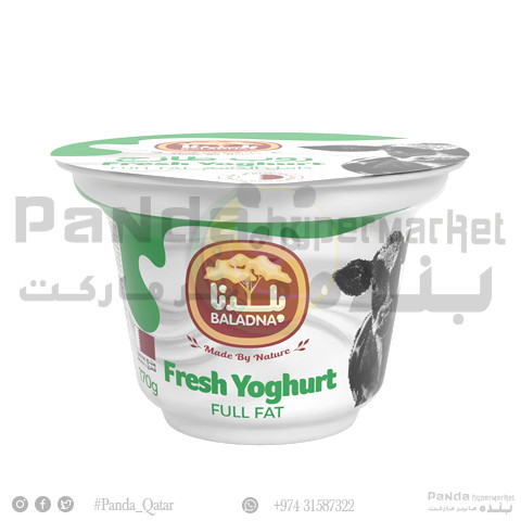 Baladna Yoghurt Cow Full Fat 170g