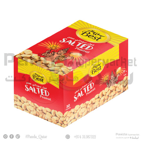 Best Peanuts Pouch Salted 13GmX30