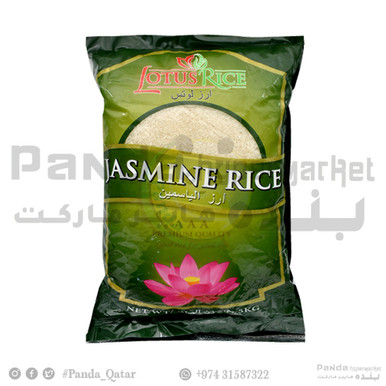 Lotus Jasmine Rice 5kg - Panda.qa