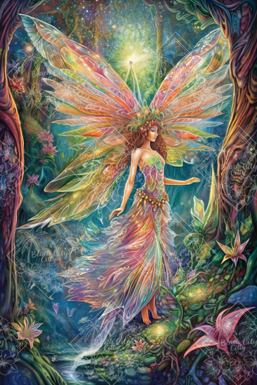JW Faerie 25 – Licensed Diamond Art Kit by Mikey Bergman and