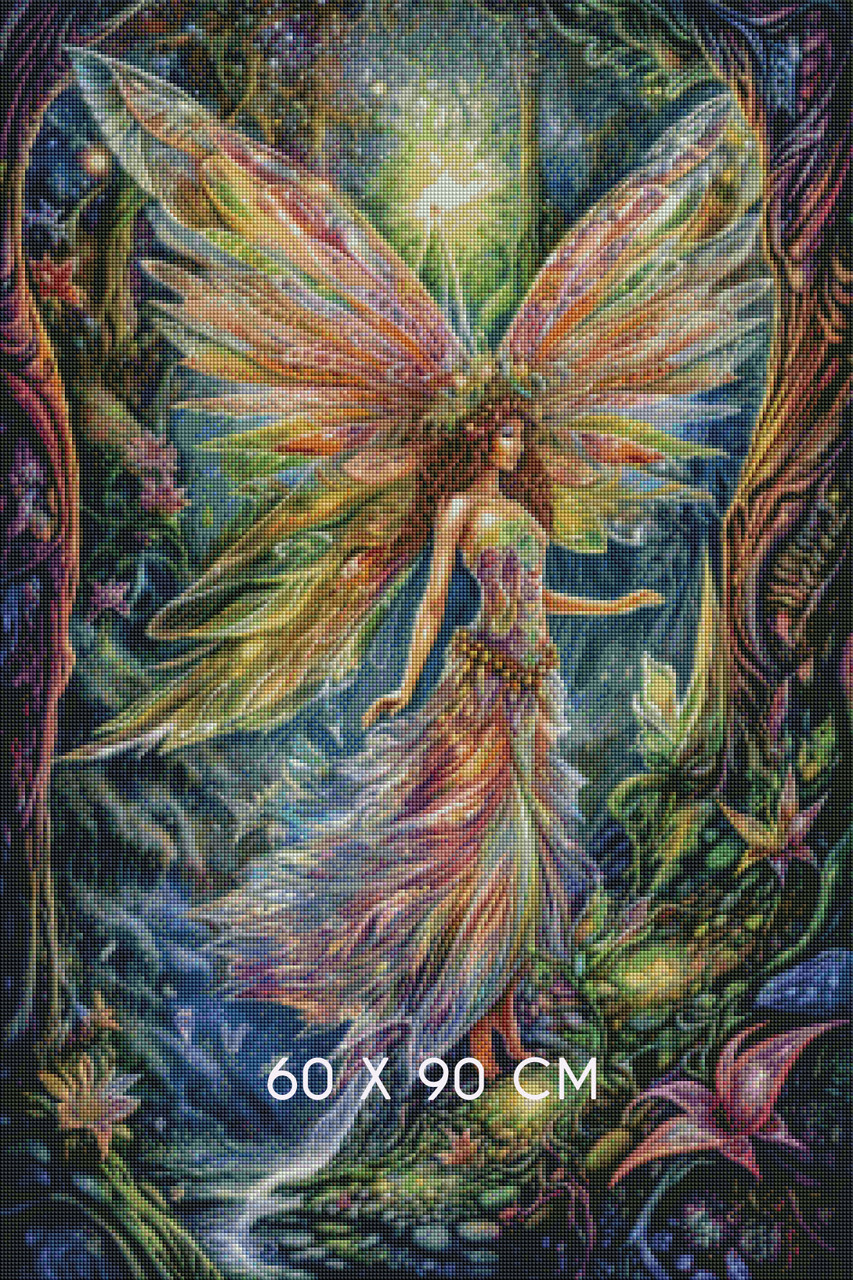 JW Faerie 25 – Licensed Diamond Art Kit by Mikey Bergman and