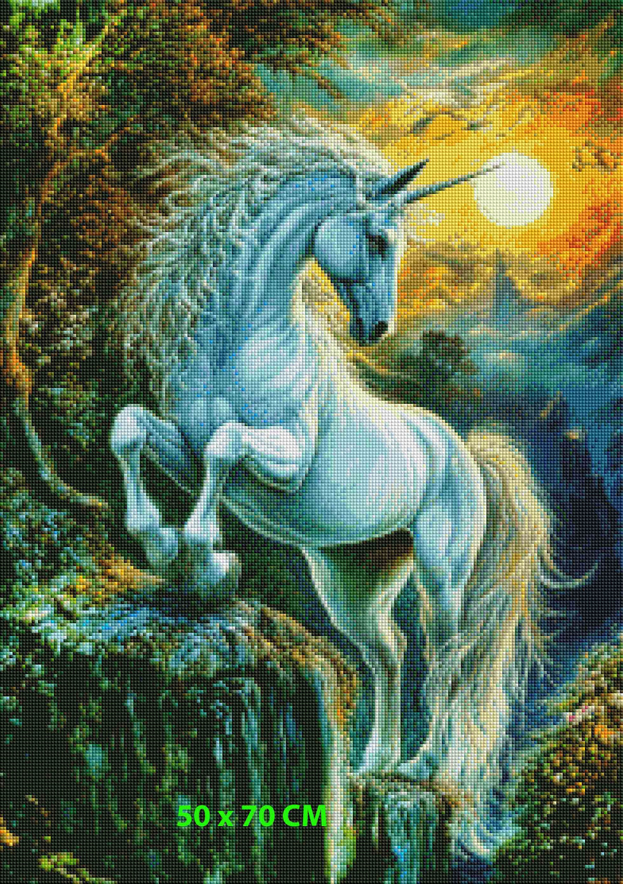 Celestial Sunrise Unicorn – Licensed Diamond Art Kit by ©Sakura
