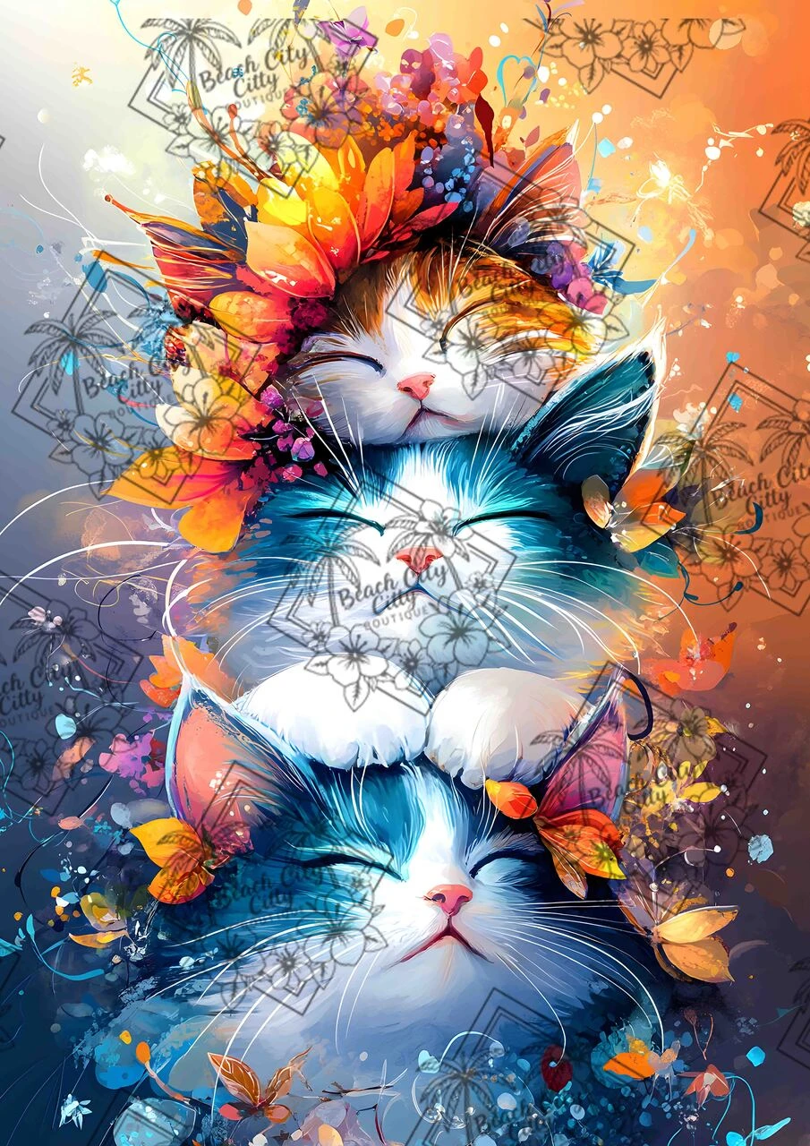 Rest Here – Gentle Cat Comfort – Licensed Diamond Art Kit by