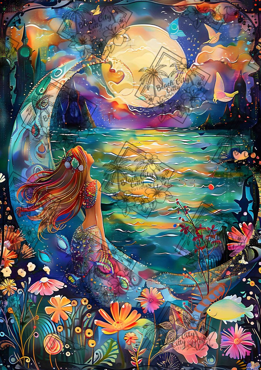 The Sea Is Still There – Dreamy Mermaid Fantasy – Licensed Diamond