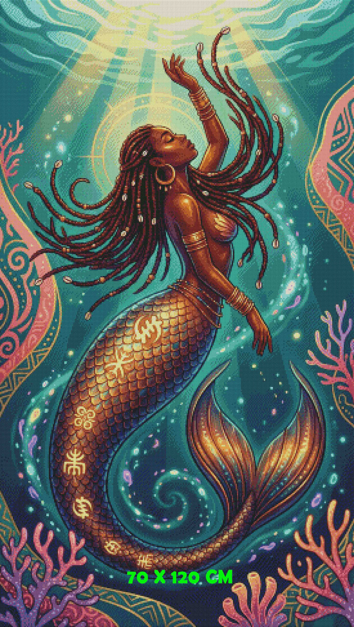 Sacred Ocean Grace - Diamond Art Kit Made to Order © Natasha Muir