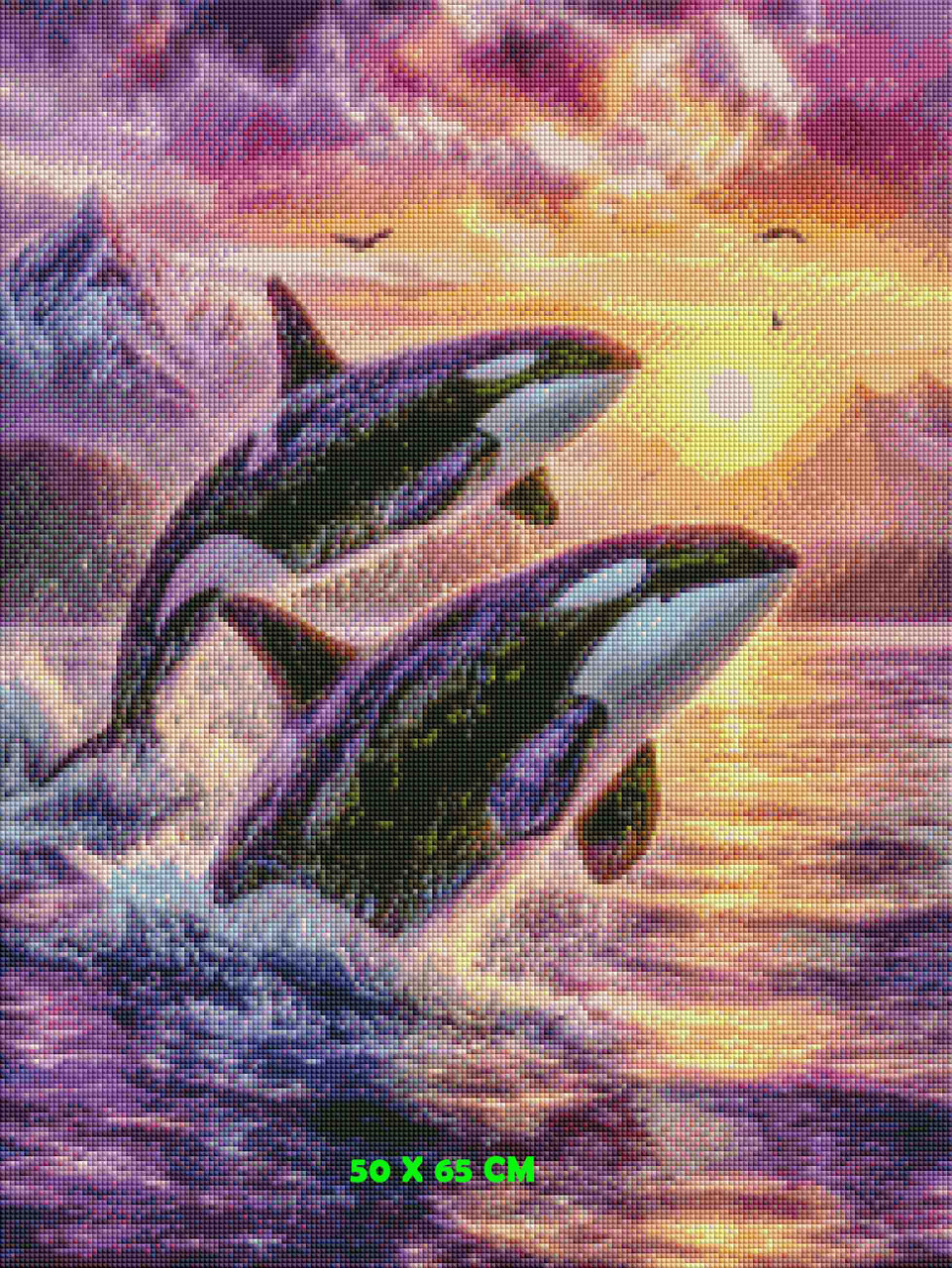 ダイヤモンドアートクラブ Orca Sunset ダイヤモンドアートクラブ Orca