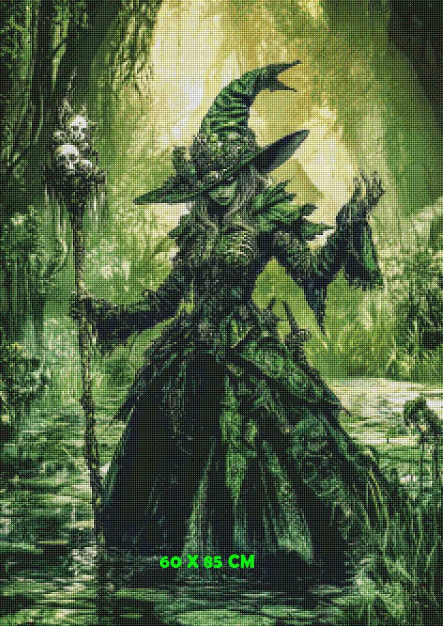 Swamp Witch Queen – Licensed Diamond Art Kit by ©Sakura - Made to