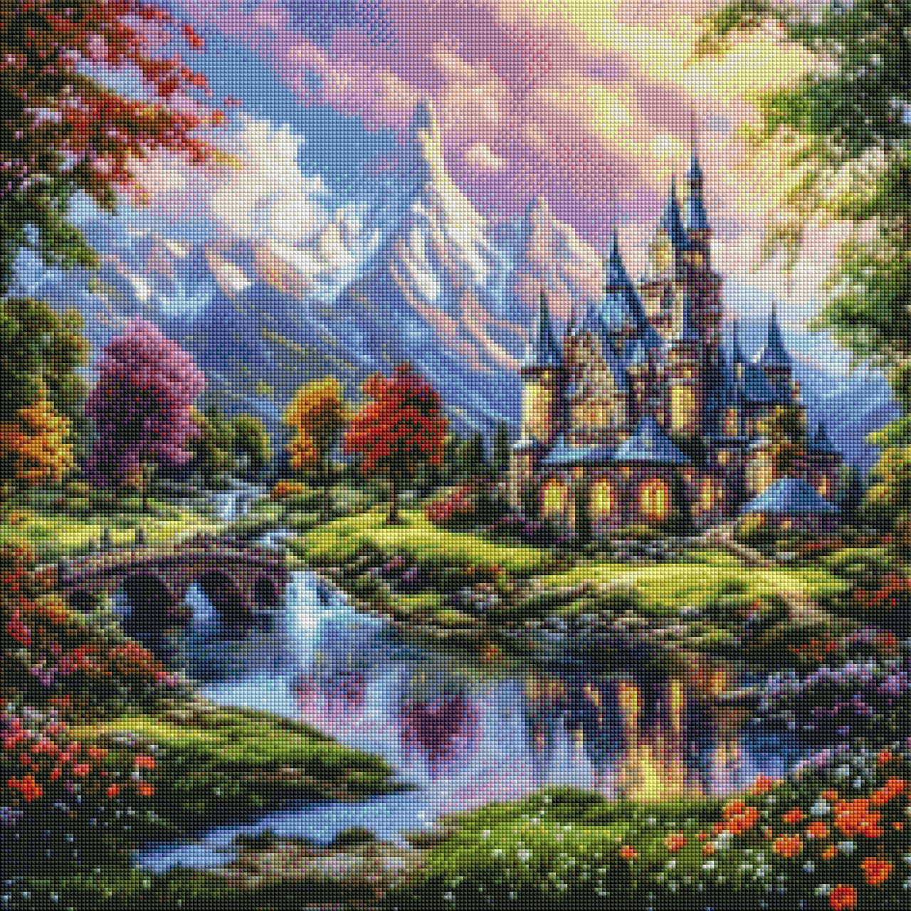 Mountain Kingdom ©Tabz Jones - Diamond Art Kit Made to Order