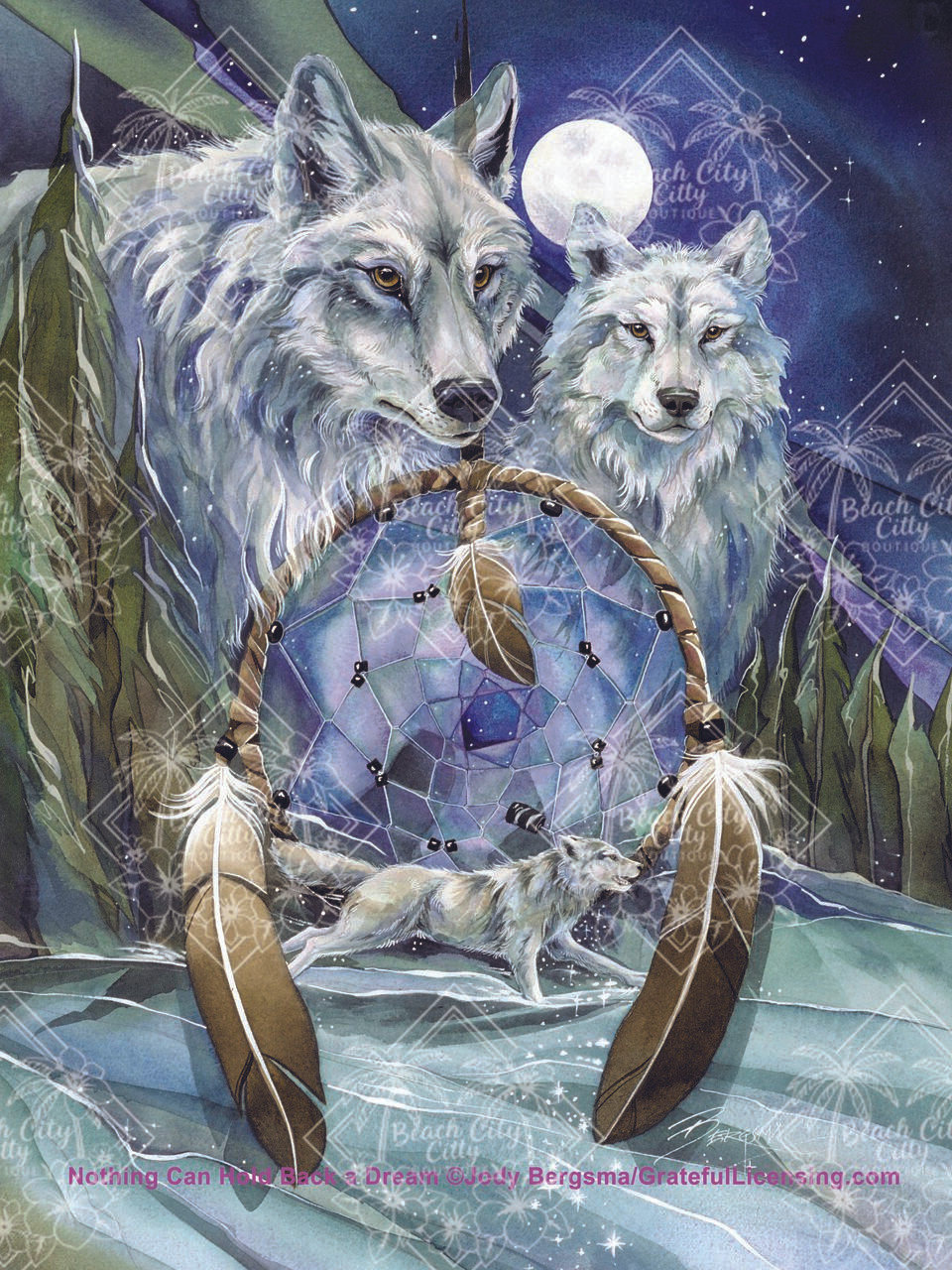 Nothing Can Hold Back a Dream ©Jody Bergsma 100% Hand-Rendered