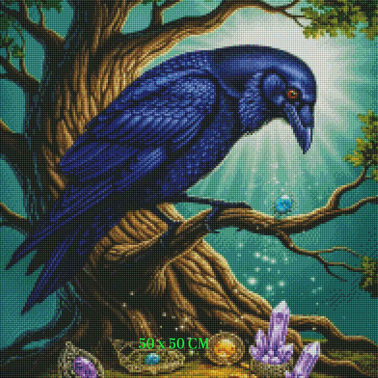 Mystic Raven Treasures © Natasha Muir - Diamond Art Kit Made to Order